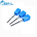 BFL CNC Cutting Tools Carbide Wood Carving Conical Ball End Mill Cutting Tools